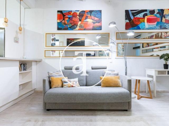 Monthly rental studio apartment with private patio next to the Royal Palace