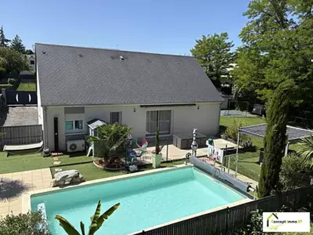Montlouis sur Loire 37270 Achat / Vente maison 6 pièces t6 piscine parking