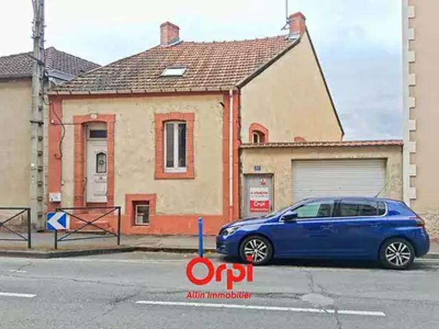 Montluçon 03100 Achat / Vente maison 4 pièces t4 jardin terrasse