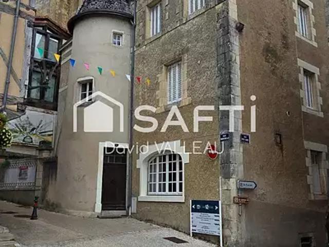 Montmorillon 86500 Achat / Vente maison 8 pièces t8