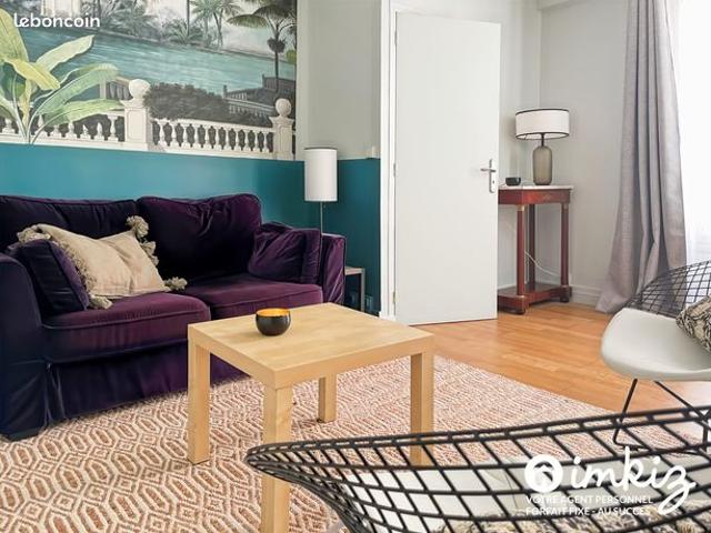 Montmartre – 2P 40 m² traversant, parquet, cave