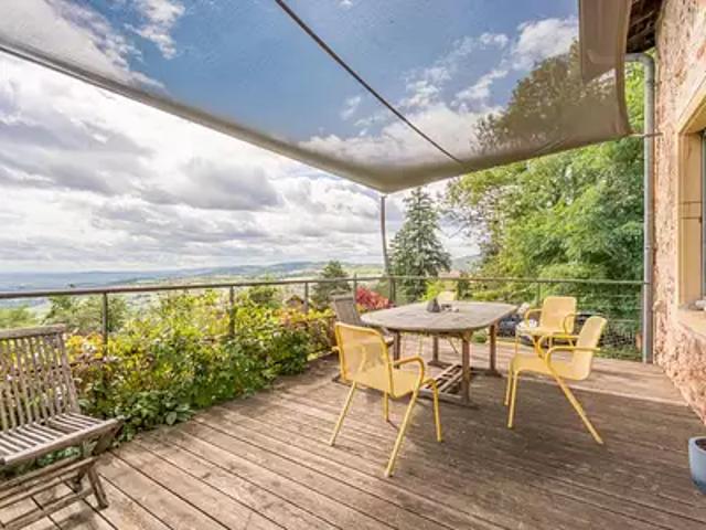 Montmelas Saint Sorlin 69640 Achat / Vente maison 6 pièces t6 jardin terrasse