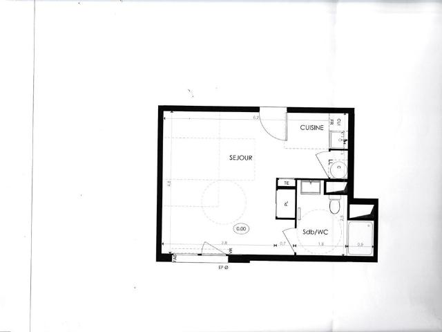MONTMUZARD/CHU – studio neuf – 30.27 m²