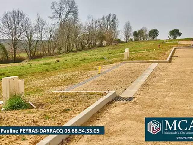 Montsoué 40500 Programme neuf terrain neuf à vendre