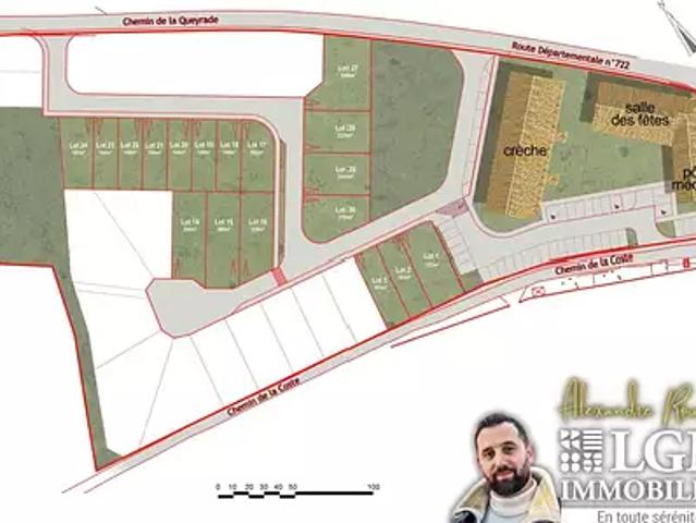 Montpezat 30730 Achat / Vente terrain