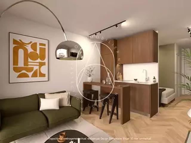 Montpellier 34000 Achat / Vente appartement 1 pièce t1 au dernier étage terrasse