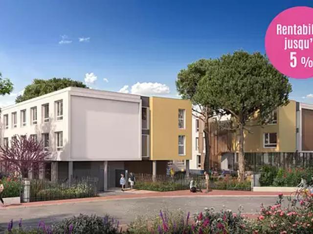 Montpellier 34000 Programme neuf appartement neuf à vendre t1 LMNP RT 2012