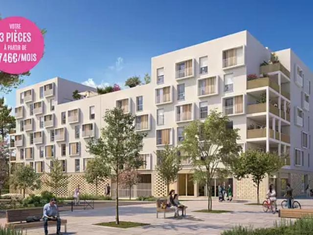 Montpellier 34000 Programme neuf appartement neuf à vendre t2 TVA 5,5%