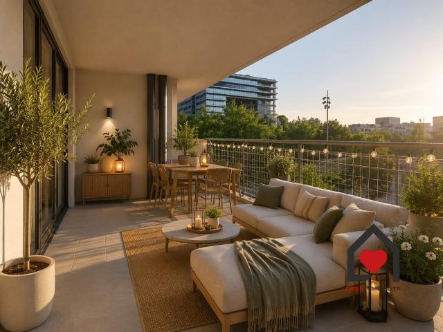 Montpellier T3 d'exception terrasse 26 m2 Port Marianne. 74m² Montpellier