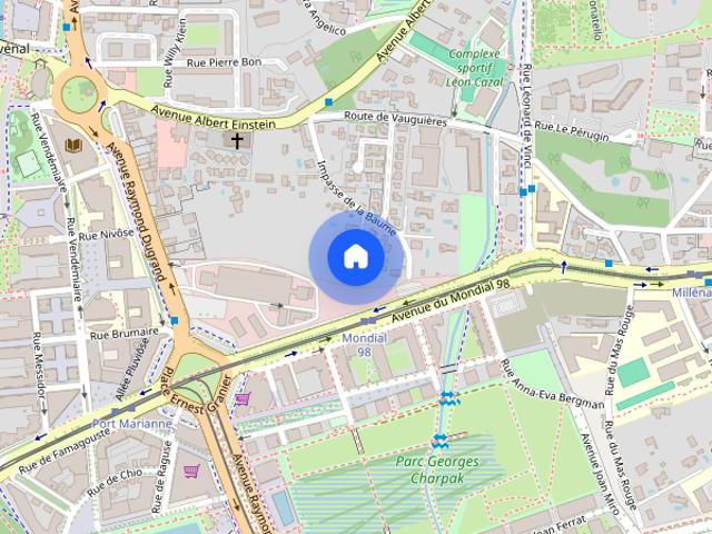 Montpellier Gare St Roch Studio 24m2