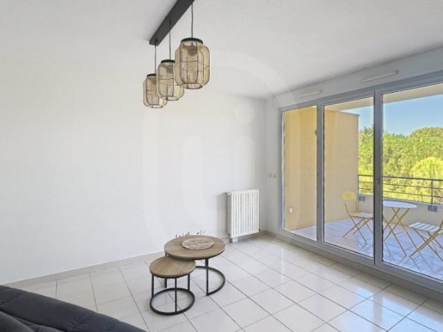 MONTPELLIER LIRONDE ODYSSEUM T2 MEUBLÉ VUE PARC TERRASSE PKG EXT
