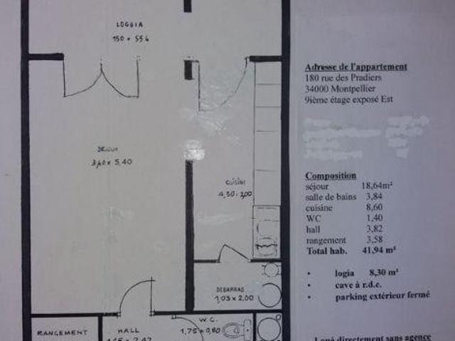 Montpellier Location Appartement 34