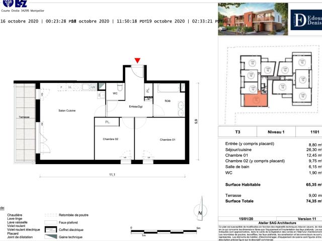 Montpellier Location Appartement 34