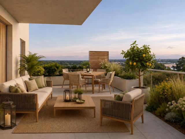MONTPELLIER NORD T4 Dernier Etage 82 m2 habitables + Terrasse plein sud de 11 m2