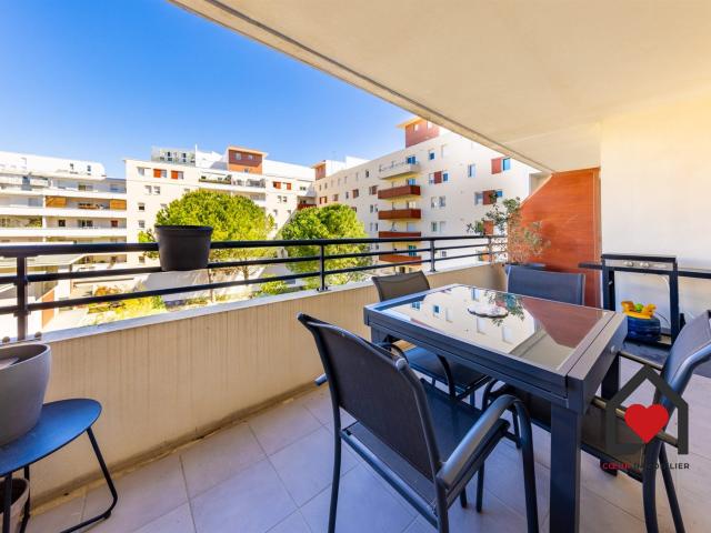 Montpellier Port Marianne T2 Etage Eleve Terrasse 23m². 39m² Montpellier