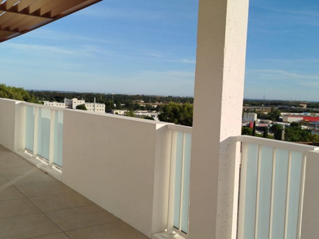 MONTPELLIER SUD T3 NEUF DERNIER ETAGE Avec TERRASSE 25 M2