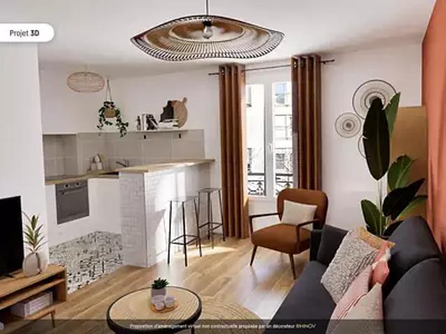 Montreuil 93100 Achat / Vente appartement 3 pièces t3