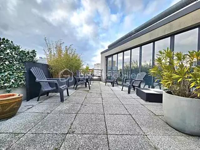 Montreuil 93100 Achat / Vente appartement 3 pièces t3 au dernier étage terrasse