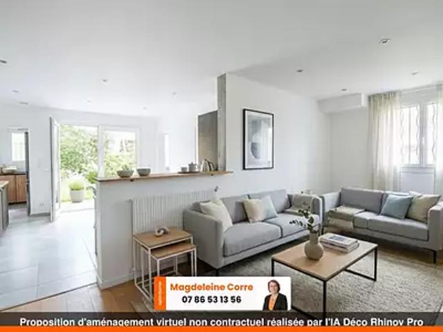 Montreuil 93100 Achat / Vente maison 5 pièces t5 terrasse