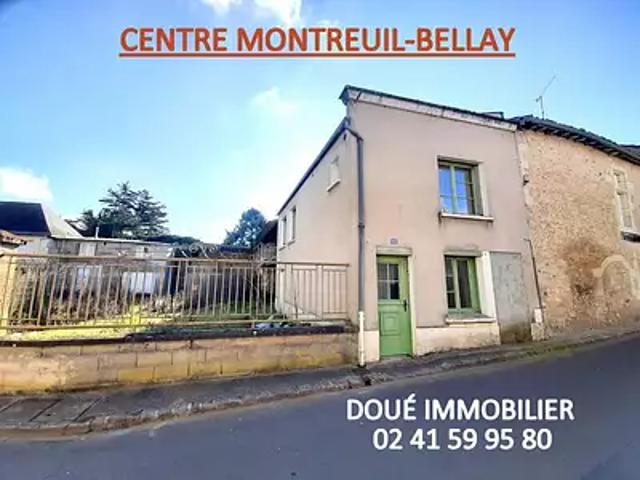 Montreuil Bellay 49260 Achat / Vente maison 3 pièces t3