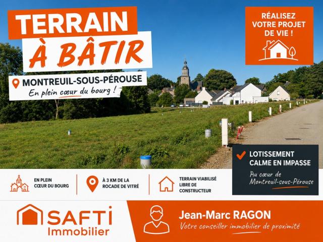 Montreuil sous Pérouse Vente Terrain 35