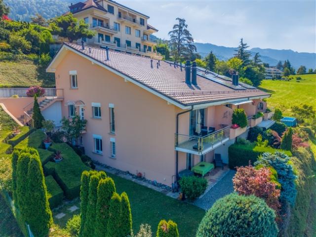 RESERVAT MONTREUX – GERÄUMIGE DOPPELHAUSHÄLFTE MIT PANORAMABLICK