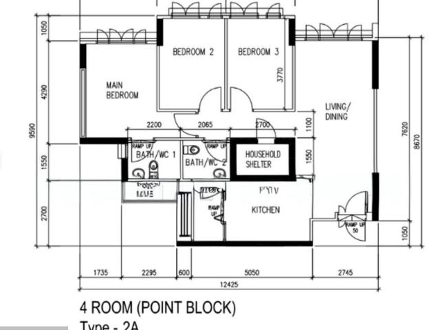 Montreal Ville Sembawang, HDB 4 Rooms