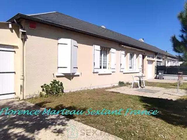 Montrichard Val de Cher 41400 Achat / Vente maison 5 pièces t5 au dernier étage