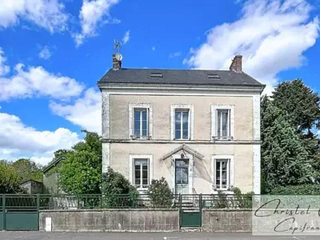 Montval sur Loir 72500 Achat / Vente maison 7 pièces t7 jardin terrasse