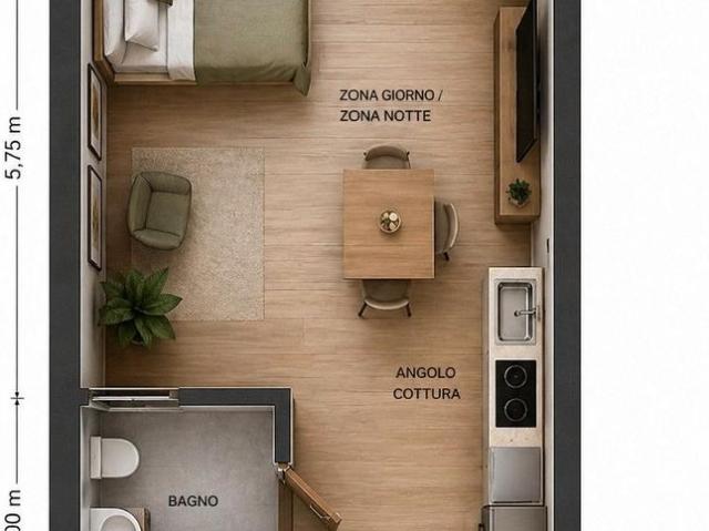 Monolocale a Imola