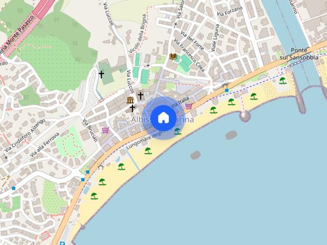 Monolocale al mare in Liguria