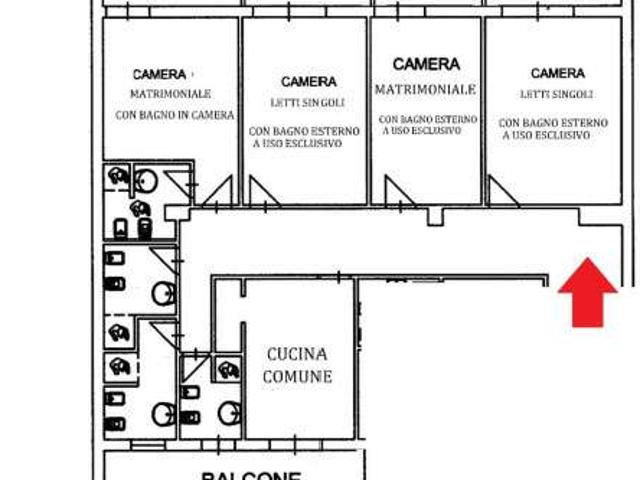 Monolocale arredato Arenella