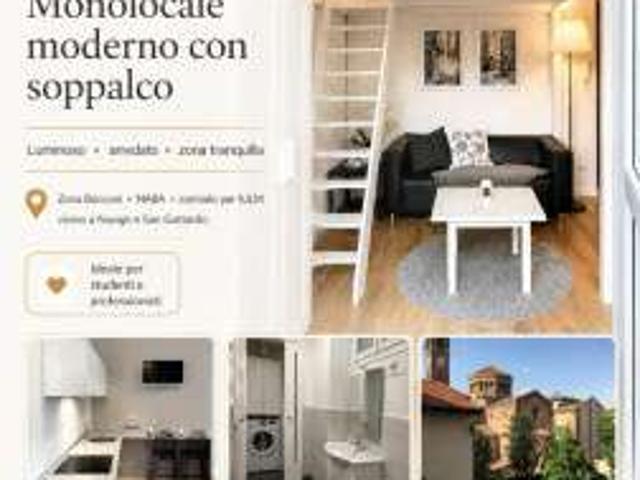 Monolocale arredato Chiesa rossa, cermenate, ripamonti
