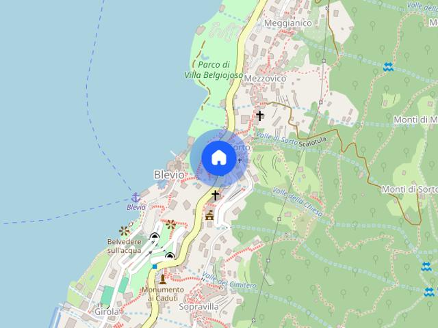 MONOLOCALE CON POSTO AUTO a Blevio