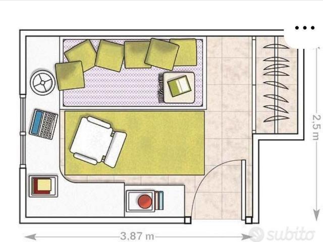 Monolocale con riscaldamento autonomo