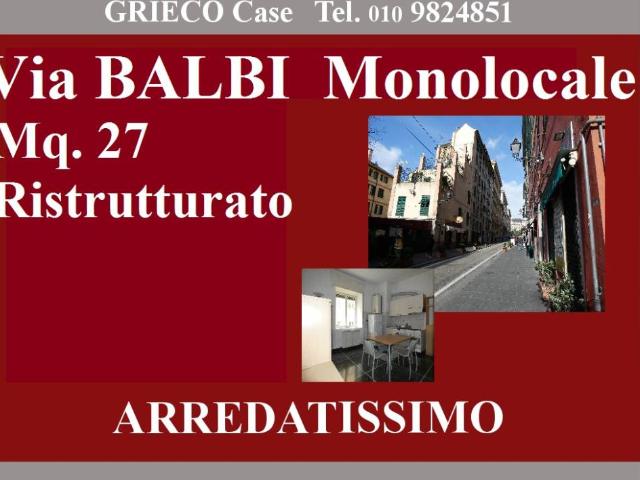 Monolocale in affitto a Genova via Balbi, Principe