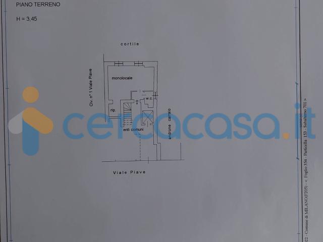 Monolocale Viale Piave 3