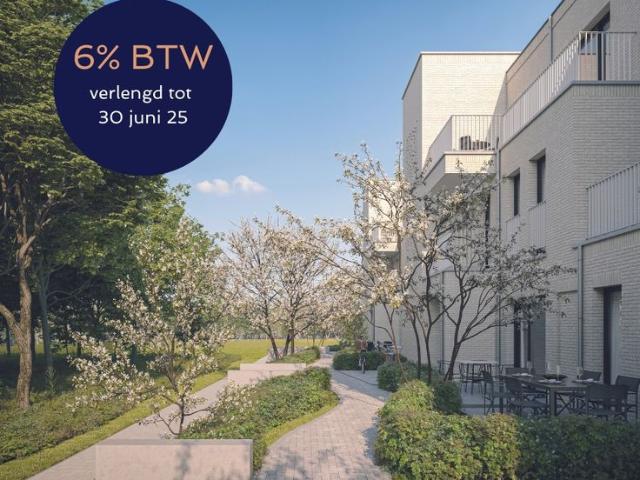 Mooi nieuwbouwapp, 2 slpk met terras/tuin voor en achteraan
