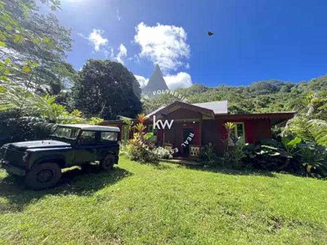 Moorea Maiao 98728 Achat / Vente maison 10 pièces t10 terrasse
