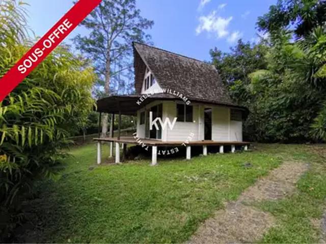 Moorea Maiao 98728 Achat / Vente maison 2 pièces t2 terrasse parking