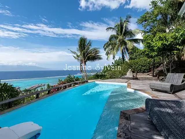 Moorea Maiao 98728 Achat / Vente maison 6 pièces t6 piscine