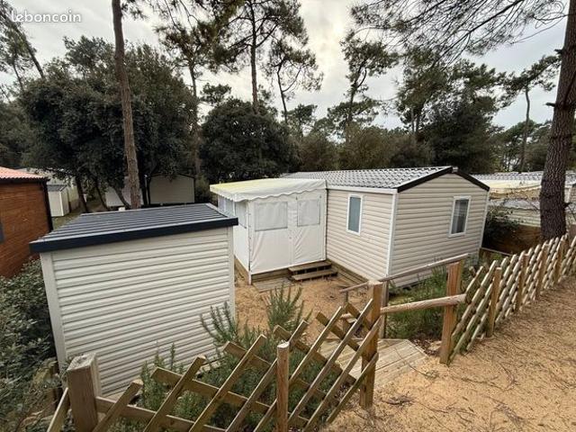 Mobil home sur camping ouvert à l'année proche mer