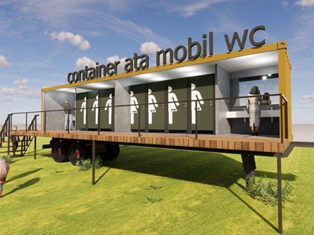 Mobil Prefabrik Tuvalet ve Duş Festival ve Şantiye Tipi Tuvalet