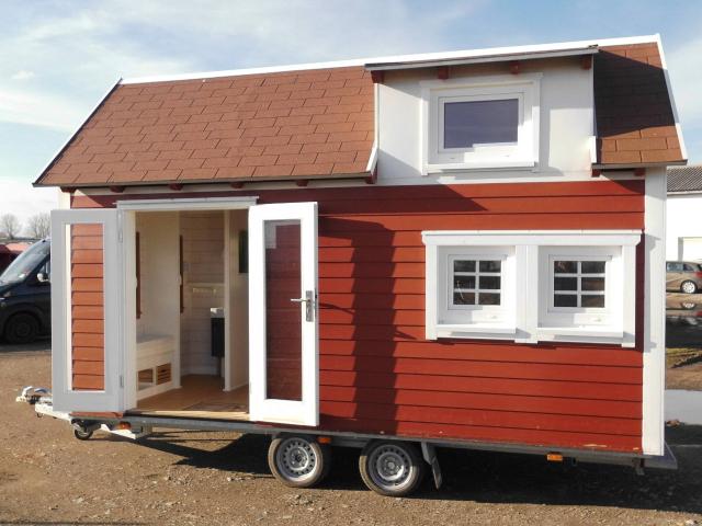 Mobiles Überall Haus mit bis zu 4 Schlafplätzen. Ideal für Ferien, Freizeit, Vermietung oder bei Platzmangel.