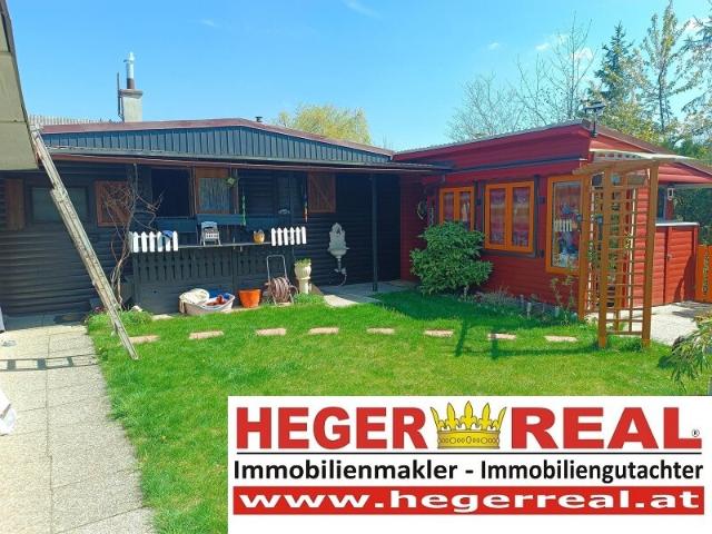 MOBILHEIM an der Gölsen mit EIGENEM STEG in den Bach liebevoll GEPFLEGTER UNEINSEHBARER GARTEN