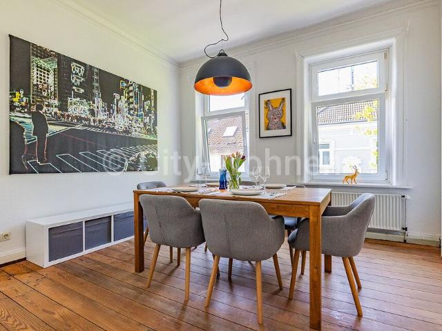 Möblierte 3 Zimmer Wohnung mit Balkon mitten in Hamburg Ottensen