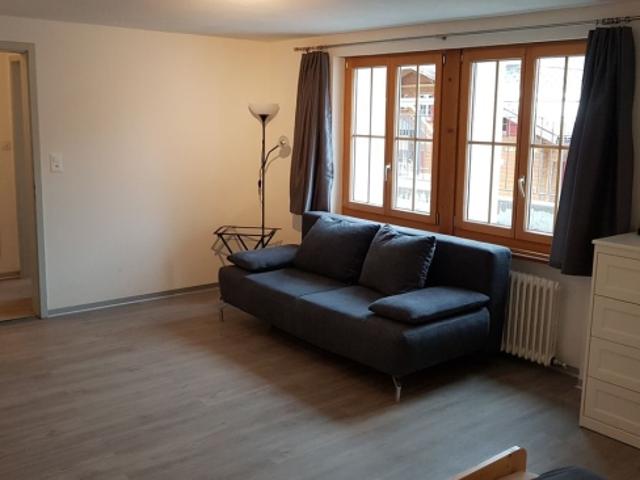 Möblierte 1 Zimmer Wohnung im Zentrum von Adelboden