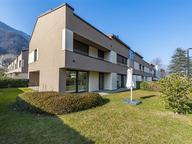 Möblierte Wohnung mit privatem Garten am See