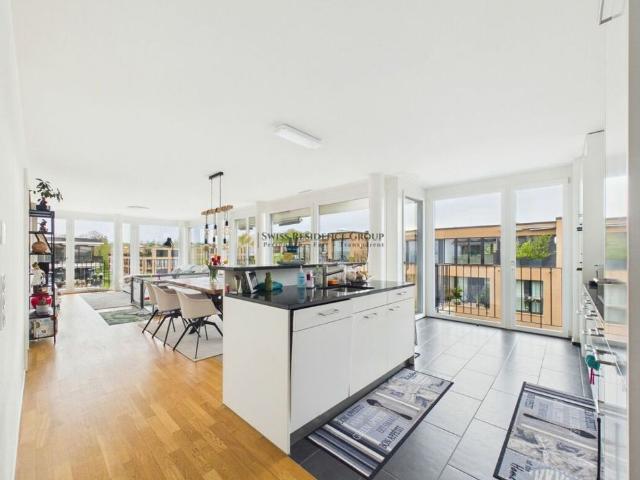 Möblierte Weitblick Wohnung mit Ausblick auf Basel