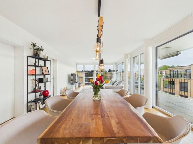 Möblierte Weitblick Wohnung mit Ausblick auf Basel